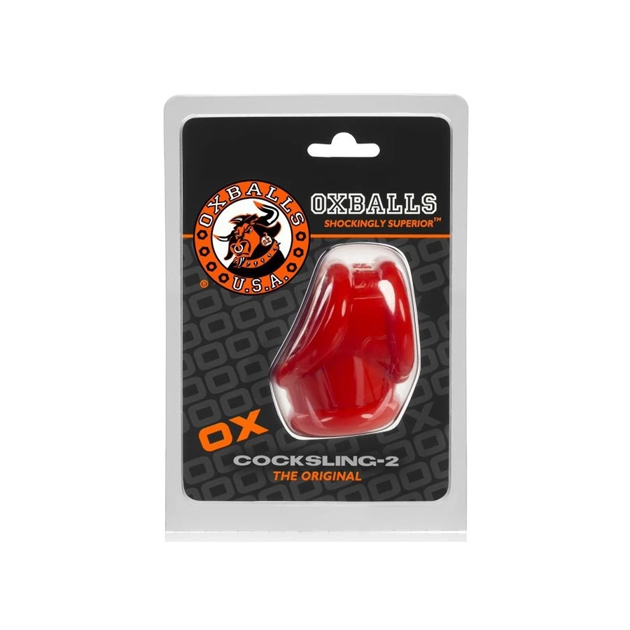 Ballstretcher Oxballs COCKSLING-2 Rouge – Image 2