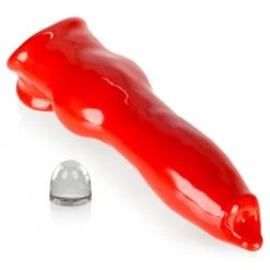 Oxballs Extenseur De Sexe FIDO COCK SHEATH 20 X 6cm Rouge