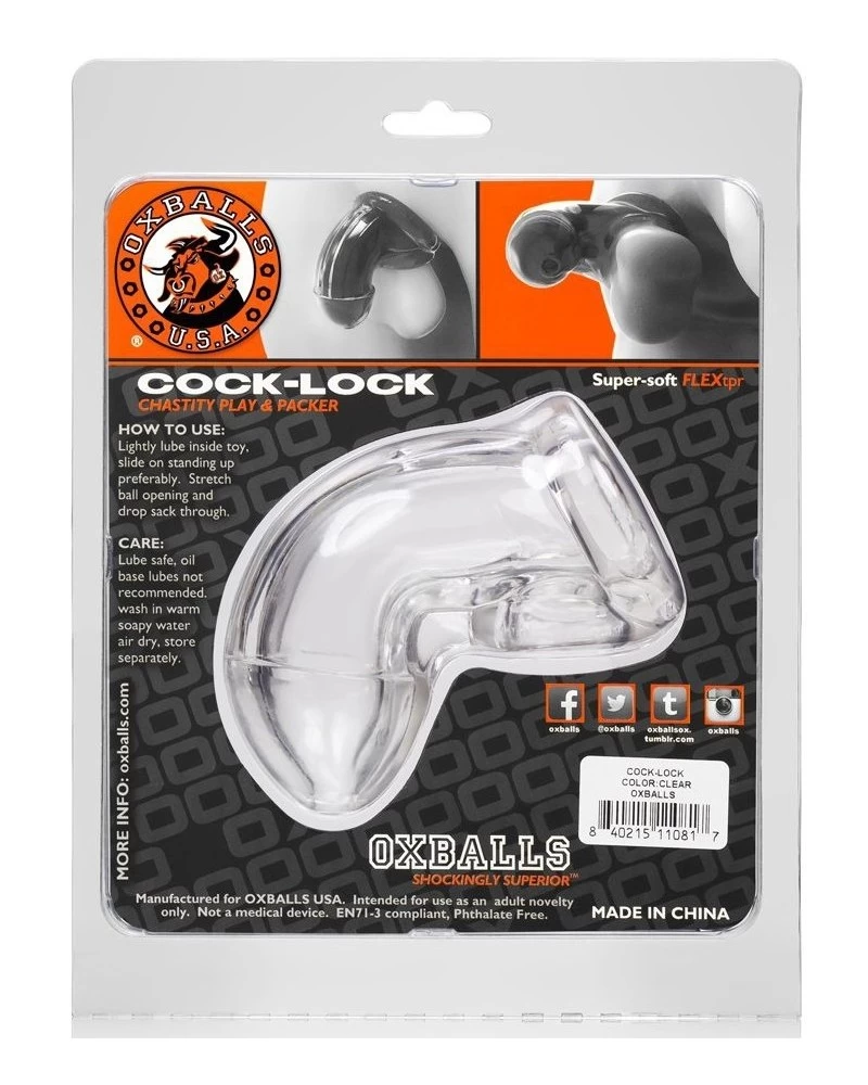 Oxballs Gaine De Pénis Cock Lock 10 X 4cm Transparente – Image 6