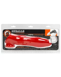 Oxballs Gaine De Sexe Fido Cock Sheath 20 X 6cm Rouge