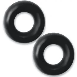 Lot De 2 Cockring Silicone STIFFY Bulge Noirs