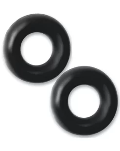 Lot De 2 Cockrings Stiffy Bulge Noirs