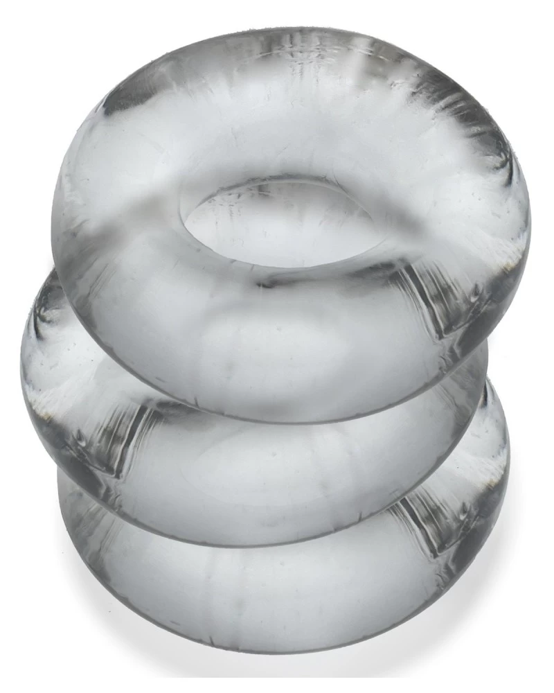 Oxballs Lot De 3 Cockrings Fat Willy Transparents – Image 3