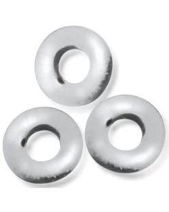 Oxballs Lot De 3 Cockrings Fat Willy Transparents