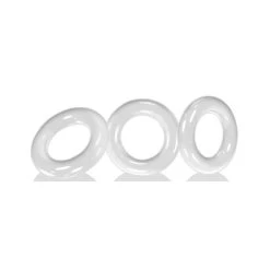 Lot De 3 Cockrings Oxballs WILLY RINGS Blanc