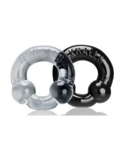 Pack Cockrings Ultraballs Oxballs Clear-Noir