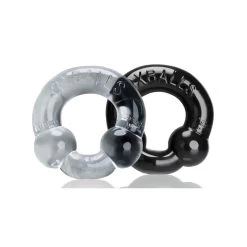 Pack Cockrings Ultraballs Oxballs Clear-Noir