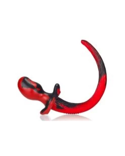 Oxballs Plug Queue De Chien Mastiff 12 X 7 Cm Rouge