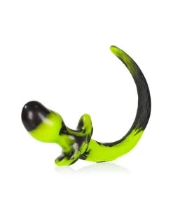 Oxballs Plug Queue De Chien Puppy Swirl 8.5 X 4.4 Cm Jaune