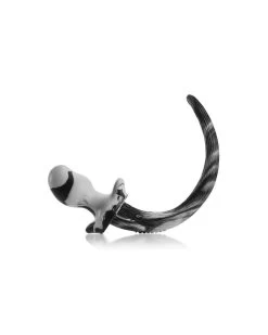 Oxballs Plug Queue De Chien Swirl 8.5 X 4.4 Cm Blanc