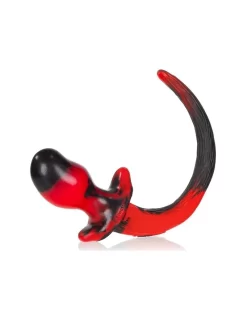Oxballs Plug Queue De Chien Swirl 8.5 X 4.4 Cm Rouge