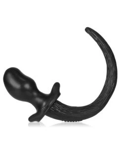Oxballs Plug Queue Puppy Tail Bulldog 11.5 X 6cm Noir