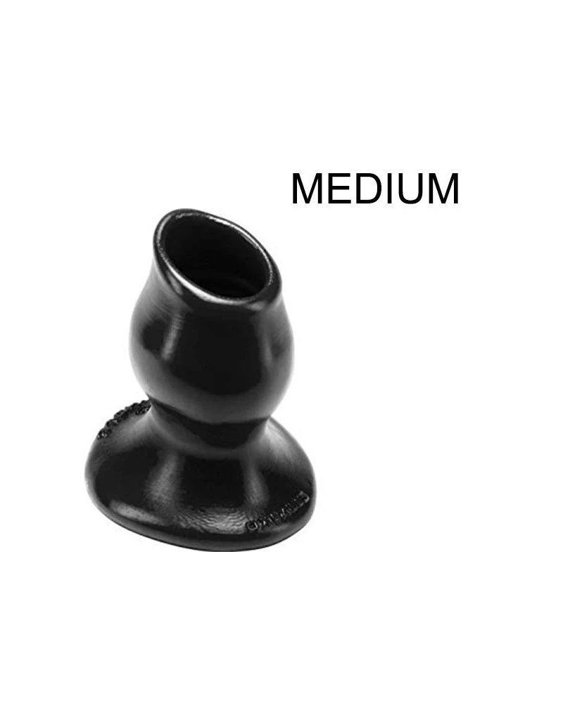Oxballs Plug Tunnel Pig-Hole Noir Medium - 8 X 5.5 Cm – Image 3