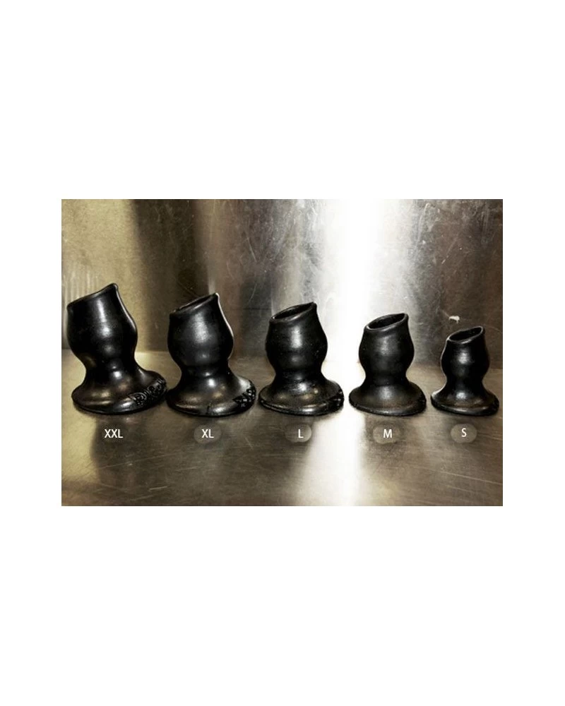 Oxballs Plug Tunnel Pig-Hole Noir Medium - 8 X 5.5 Cm – Image 4