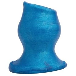 Oxballs Plug Tunnel PIG-HOLE Platinum Bleu 12 X 8.5 Cm