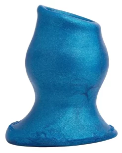 Oxballs Plug Tunnel PiG-HOLE Platinum Bleu 13 X 9 Cm