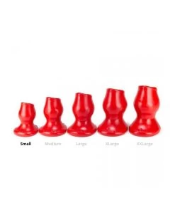 Oxballs Plug Tunnel Pig-Hole Rouge Small - 7 X 4.5 Cm